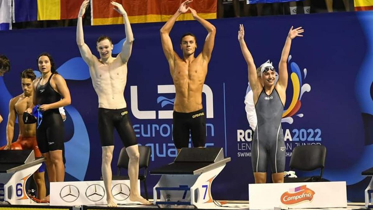 argint romania 400 metri liber stafeta mixta david popovici