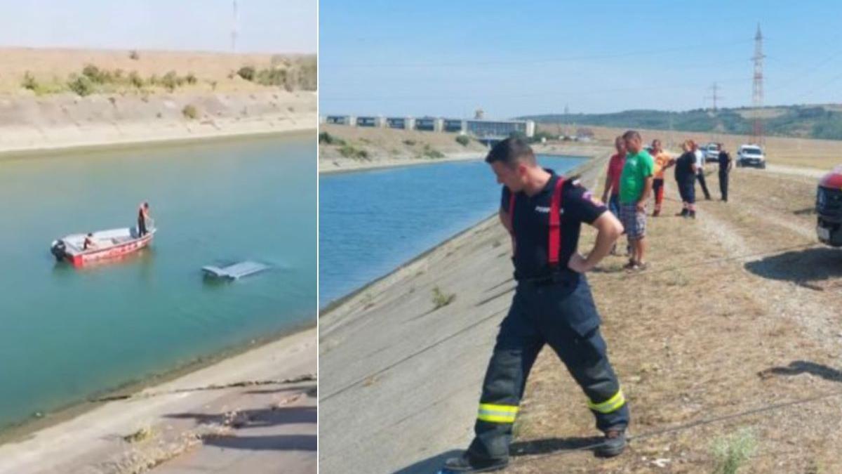 doi tineri morti masina canal raul siret beresti bacau accident