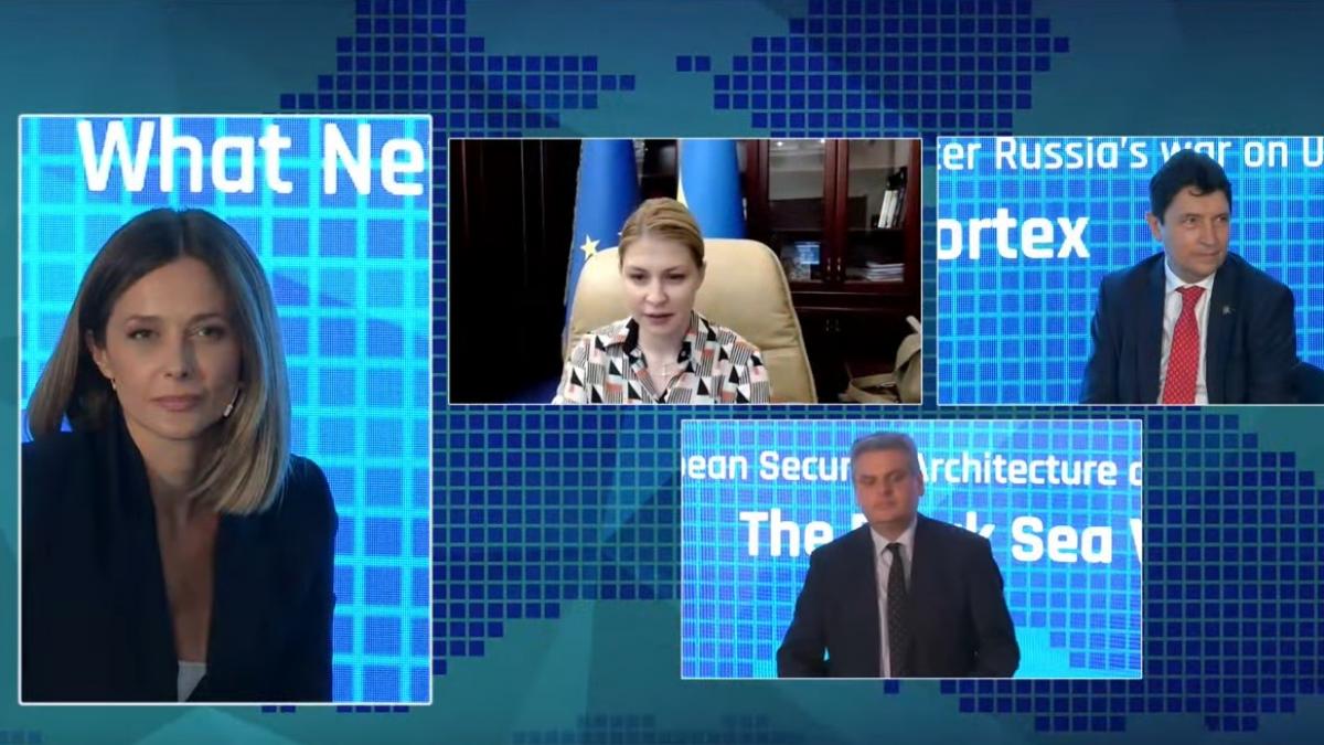 viceprim ministrul ucrainean pentru integrare europeana apel la unitate in timpul unei vizite la