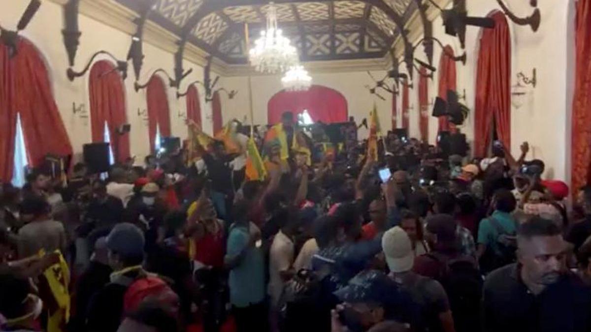 protestatari sri lanka presedinte resedinta oficiala