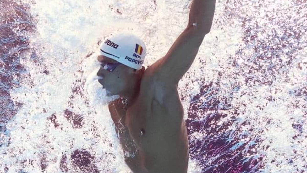 medalie aur david popovici finala 100 metri liber campionat european juniori