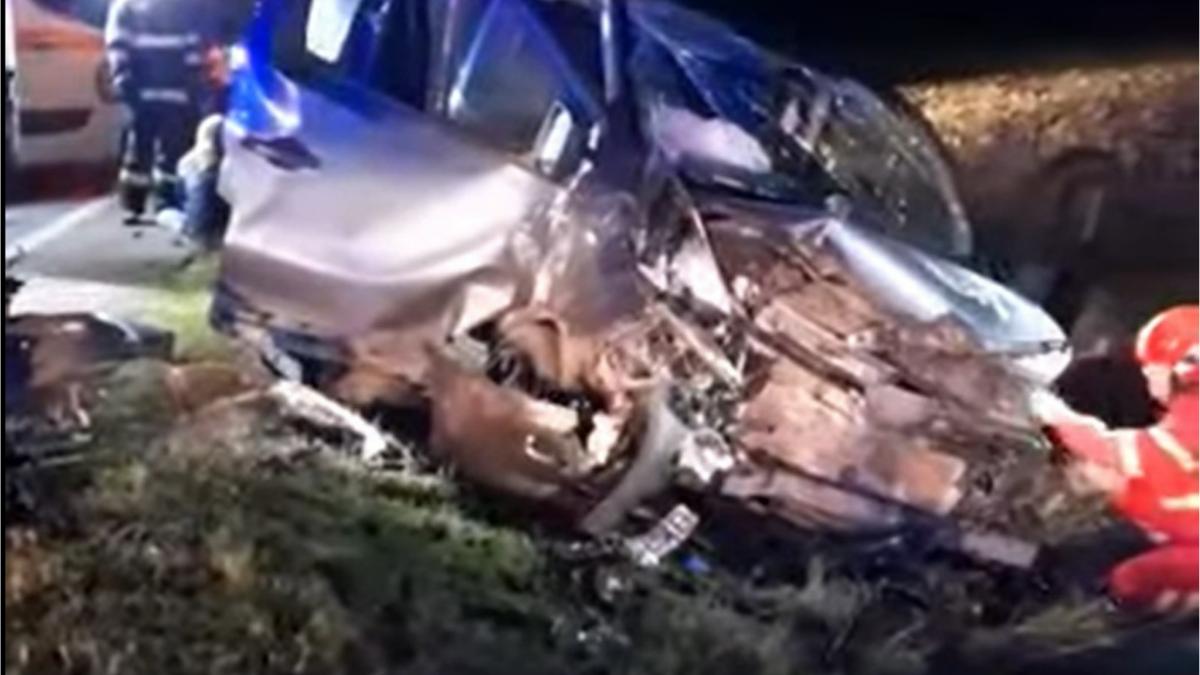 grav accident soldat cu noua victime si un deces in olt