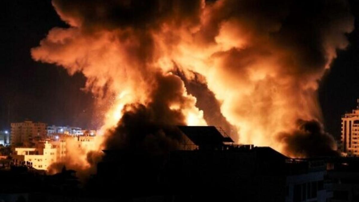 israel raid aerian gaza