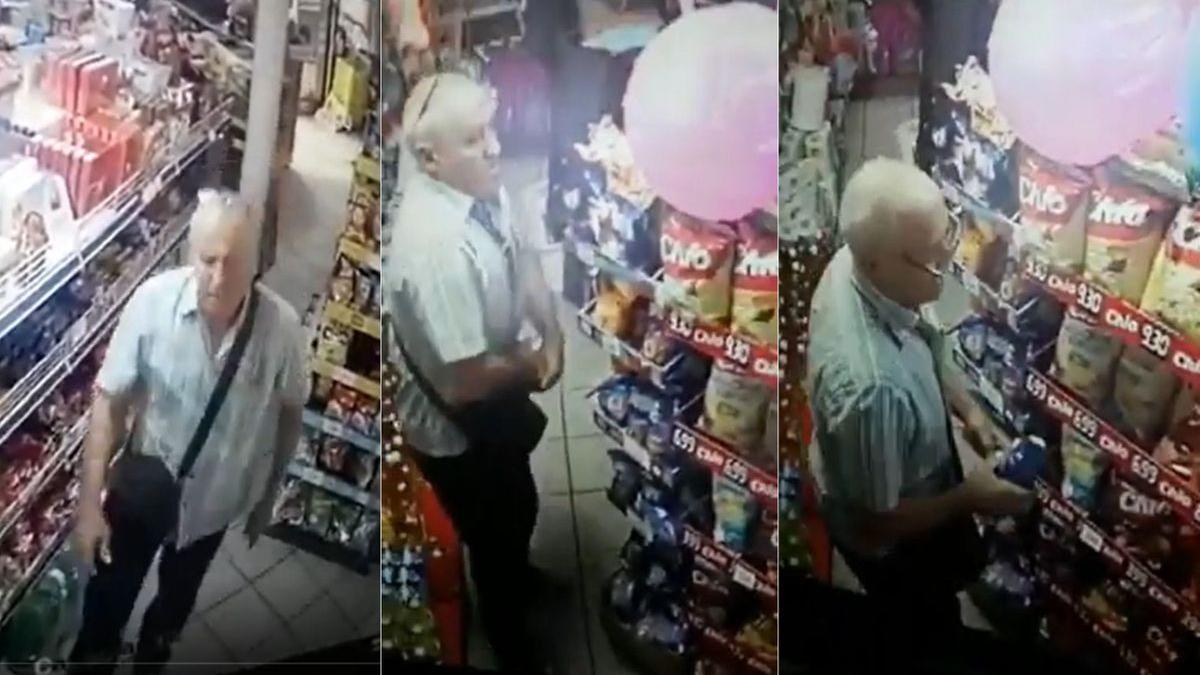 batran filmat fura mancare magazin bacau