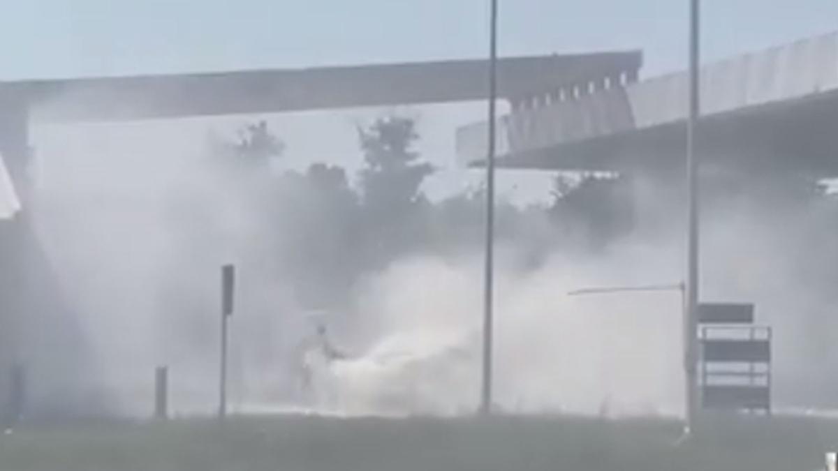 masina foc benzinarie giurgiu