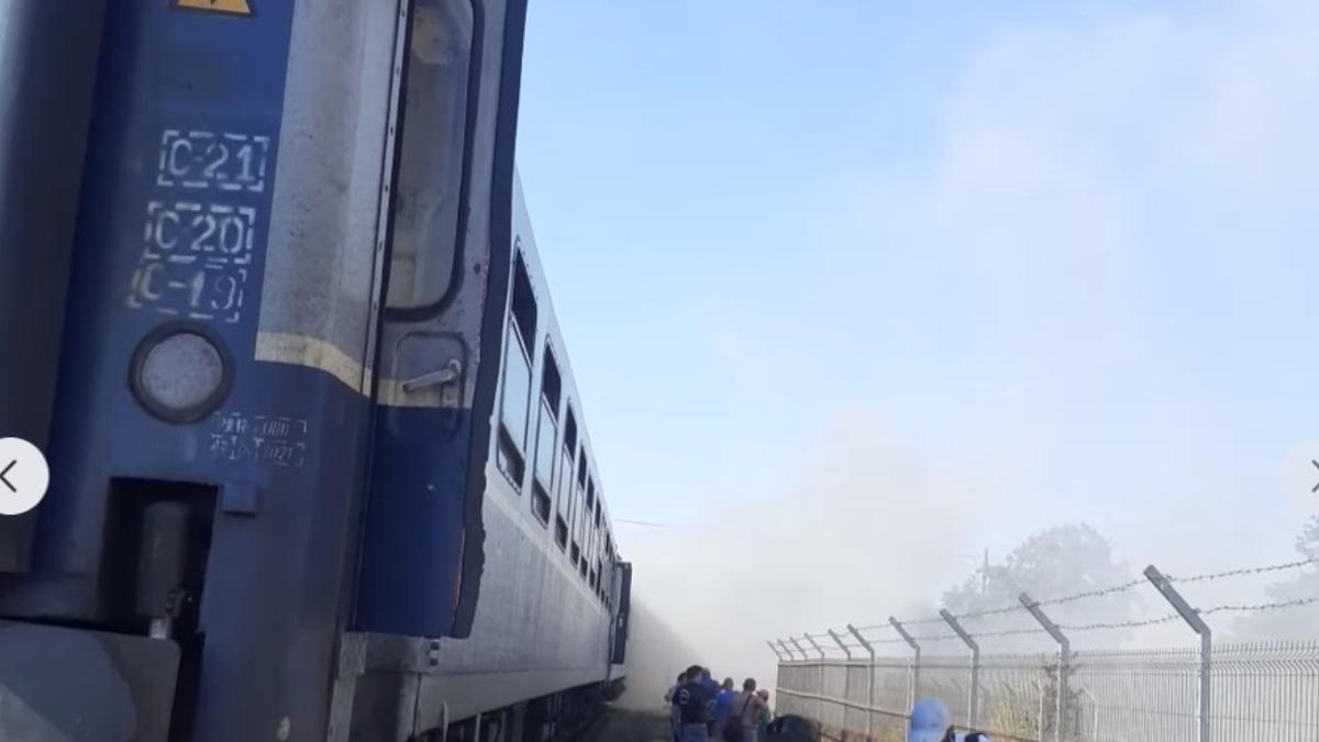 locomotiva tren craiova bucuresti defect pe traseu caldura extrema