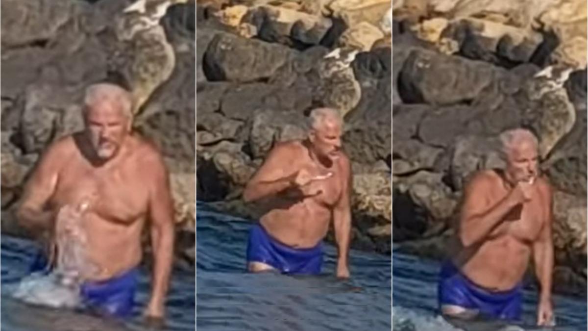 barbat spalat dinti mare constanta