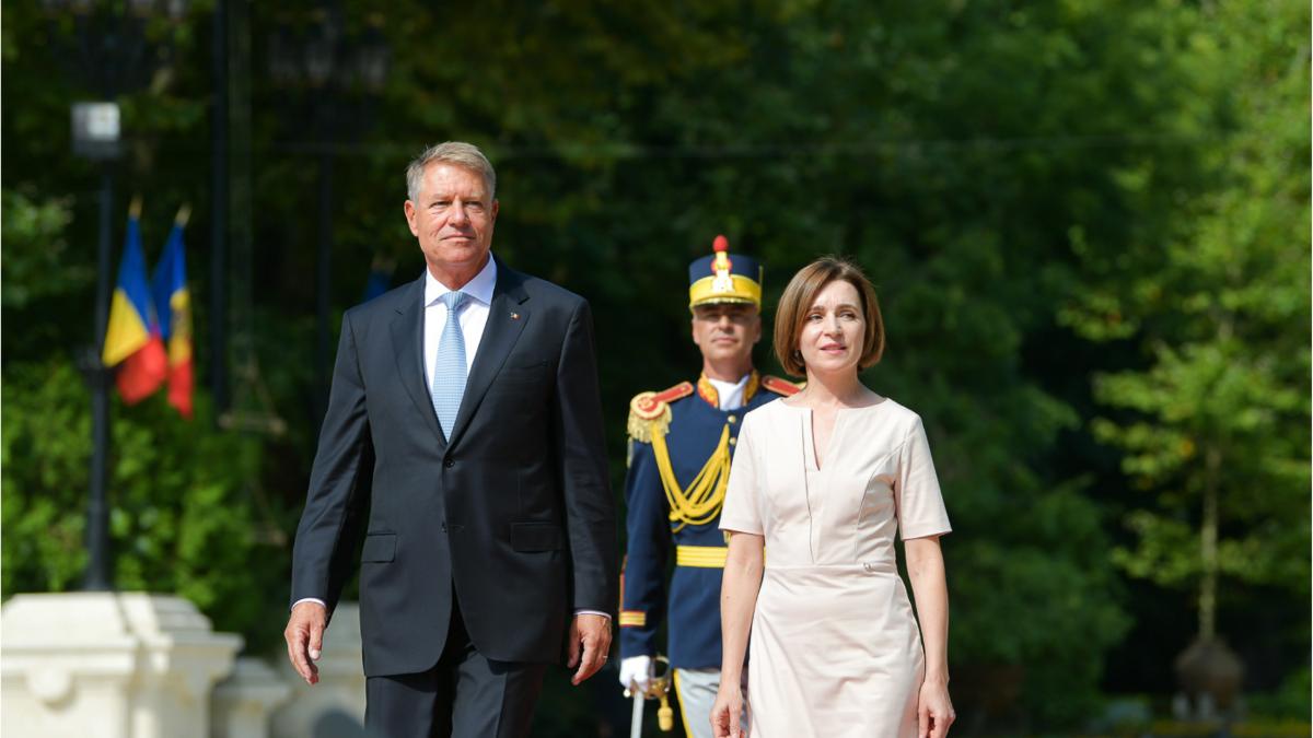maia sandu primita la palatul cotroceni de presedintele iohannis este prima vizita in romania dupa