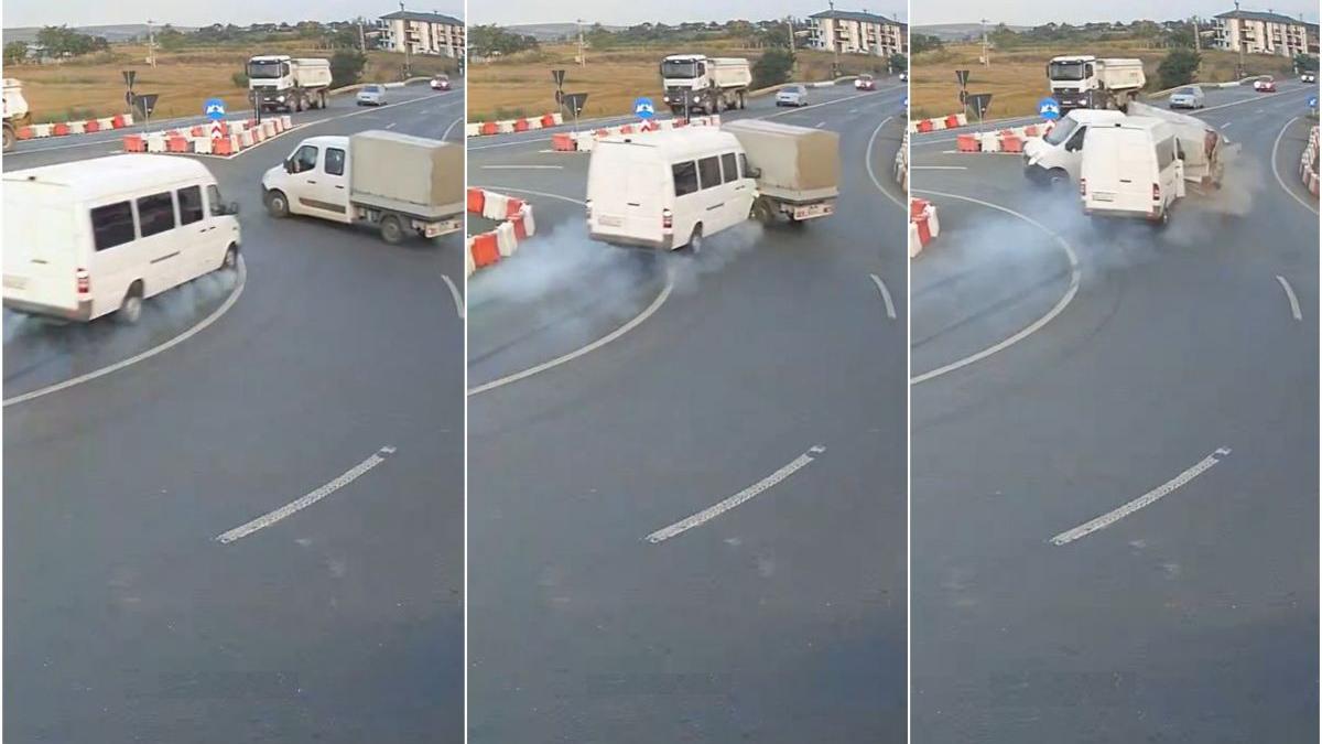 moment microbuz ciocnire camioneta sens giratoriu iasi 13 victime