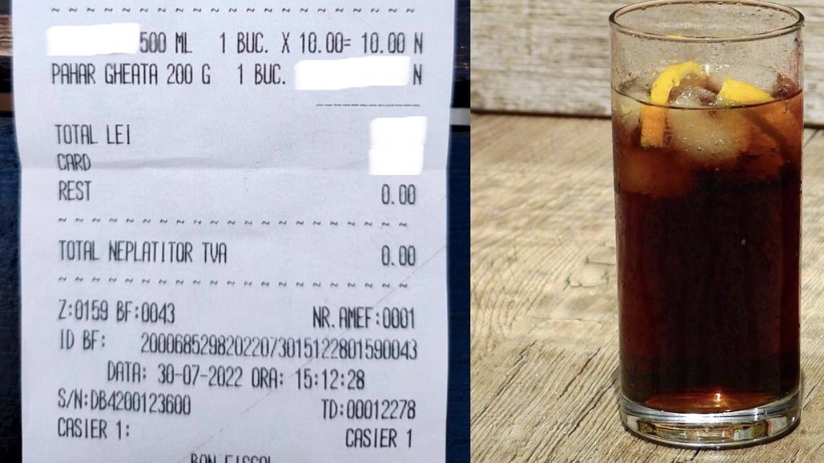 turist mamaia taxat nota plata gheata pahar