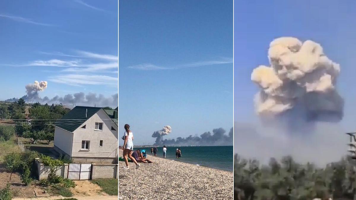 explozie baza a rusiei crimeea