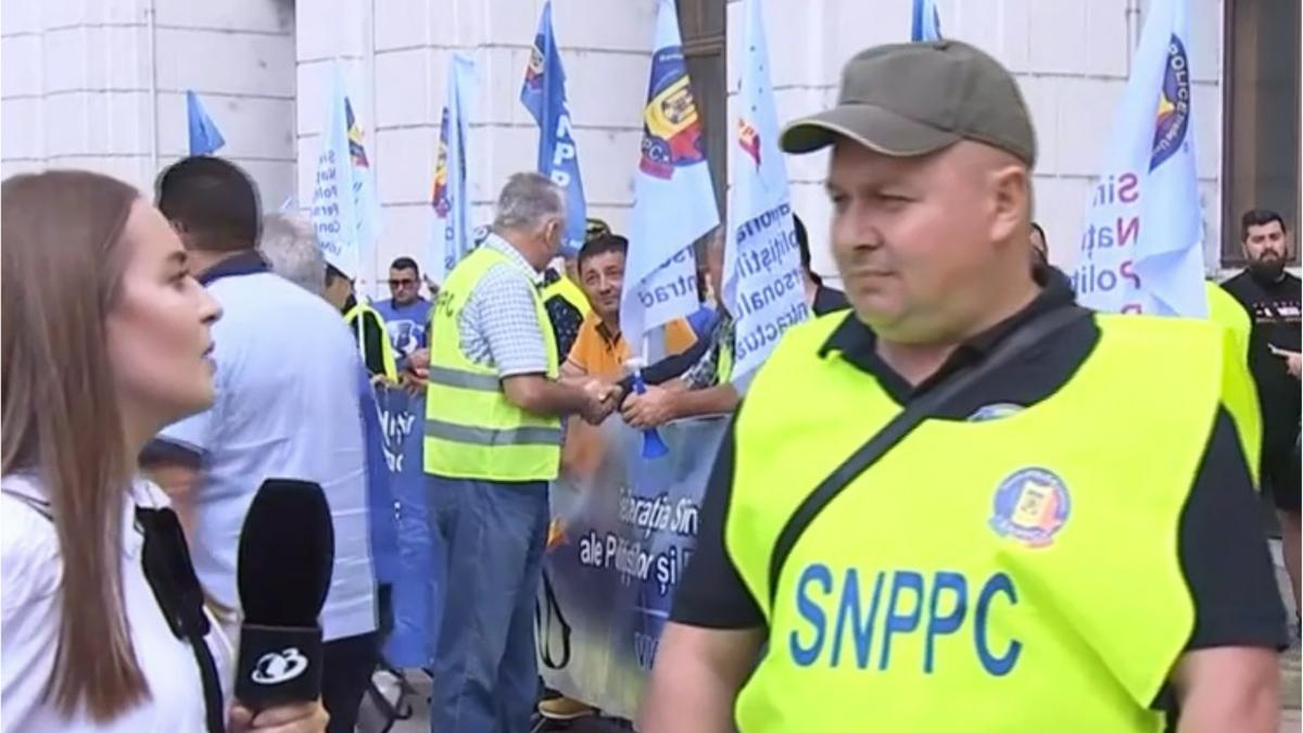 protest scumpiri politisti ministerul de finante