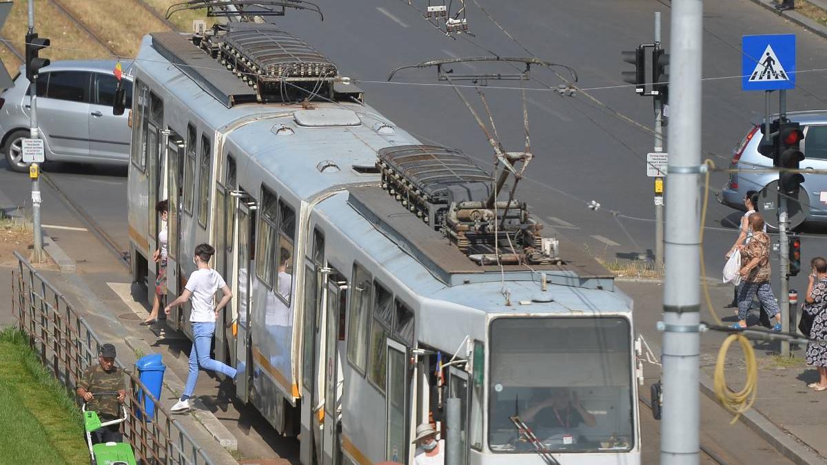 accident tramvai timisoara pieton
