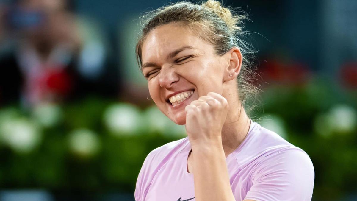 simona halep exercitiu incalzire tenis