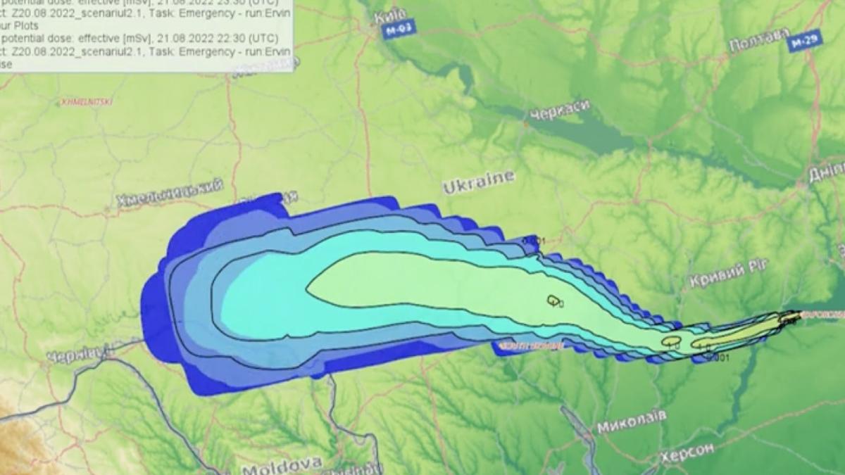 simulare romania afectata nor radioactiv centrala nucleara zaporojie