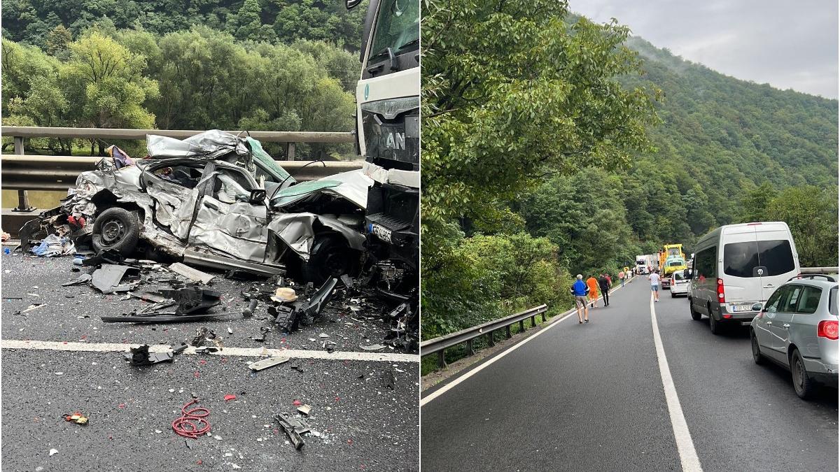 accident deosebit grav valea oltului mama copil brate bancheta spate