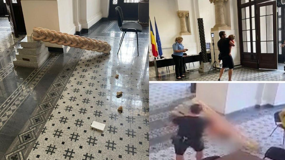 copil ranit grav coloana hol primaria capitalei