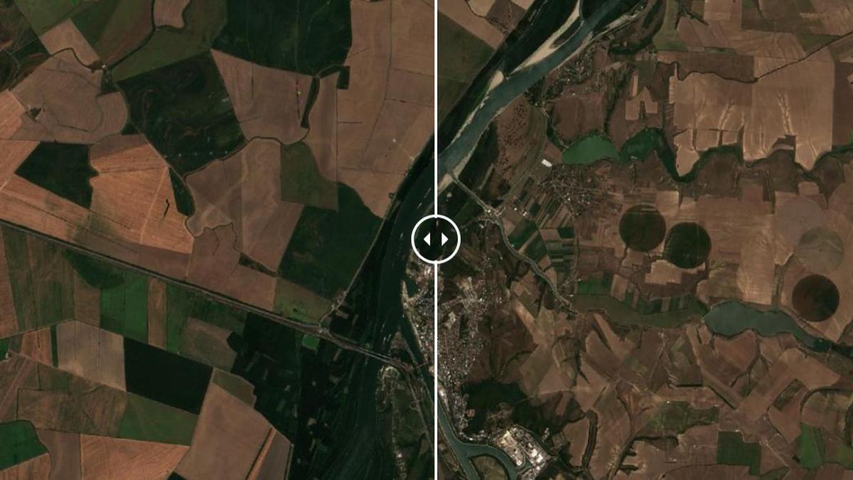 seceta spatiu satelit rauri secate