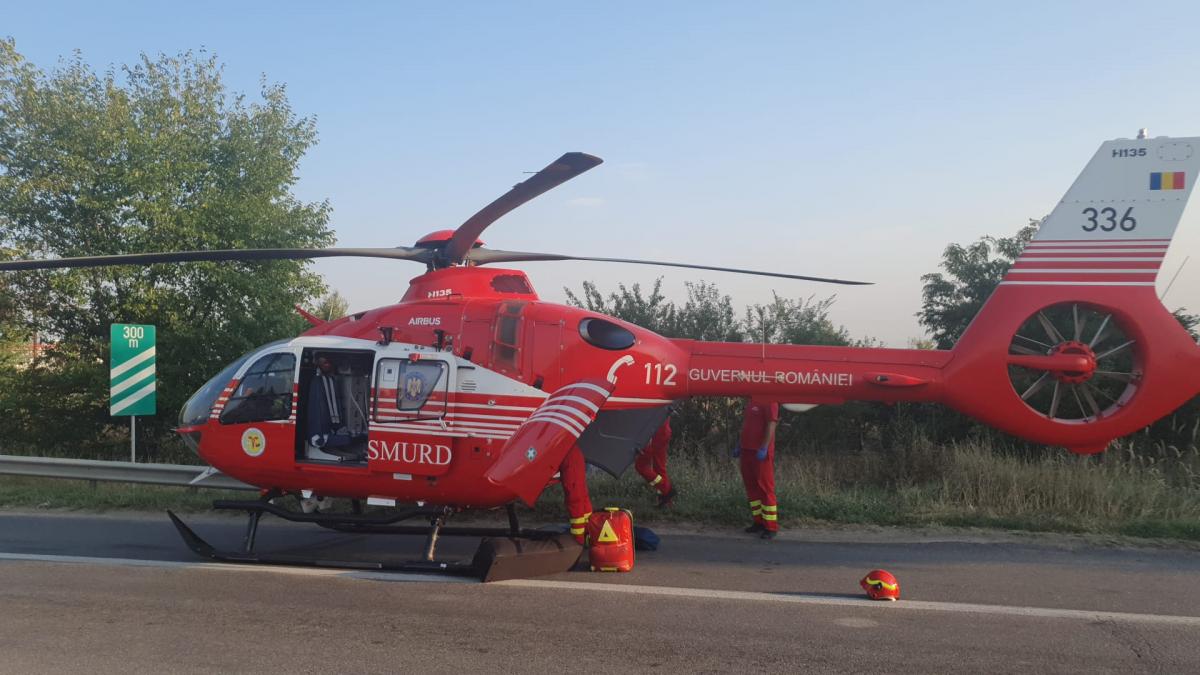 accident grav trei masini bistrita nasaud cociu elicopter smurd