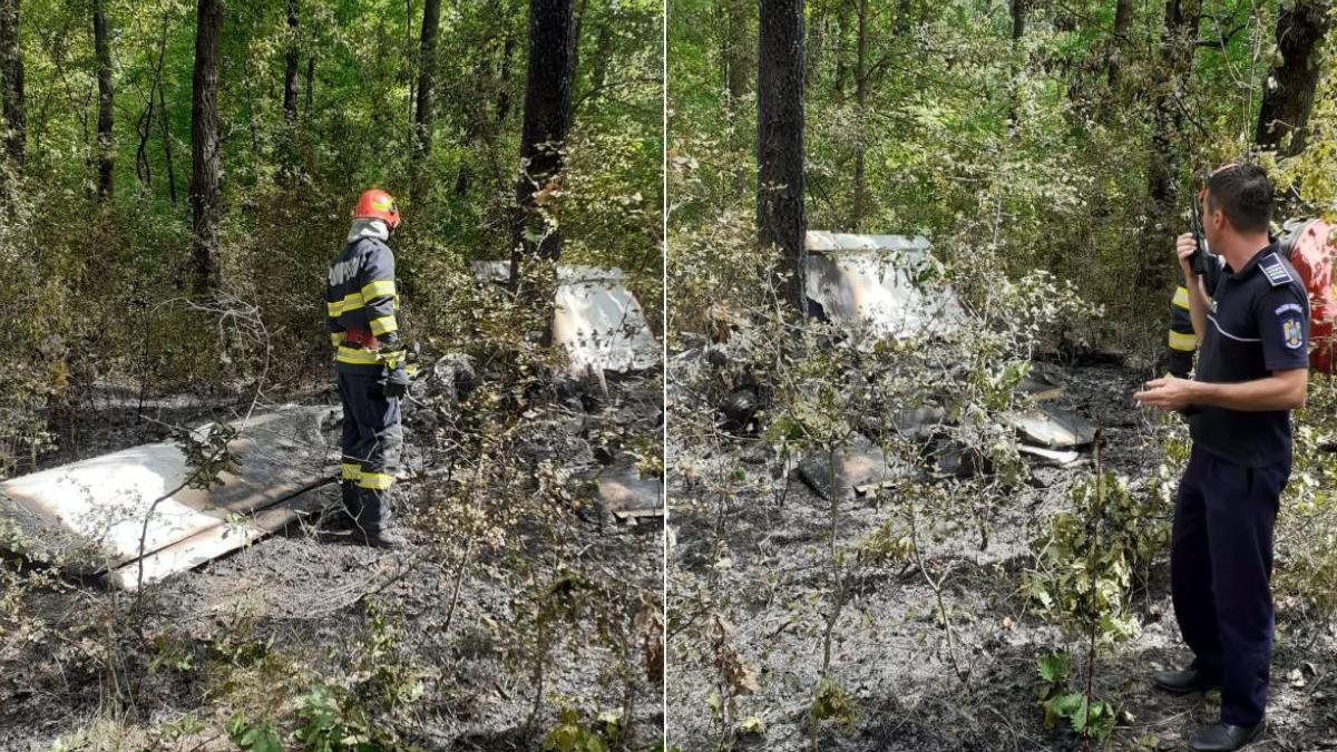 avion doua persoane prabusit camp giurgiu elicopter isu