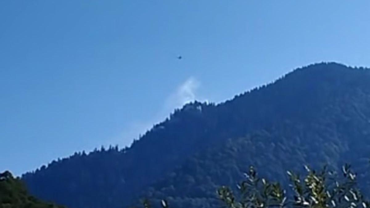 incendiu padure muntii maramuresului avion militar