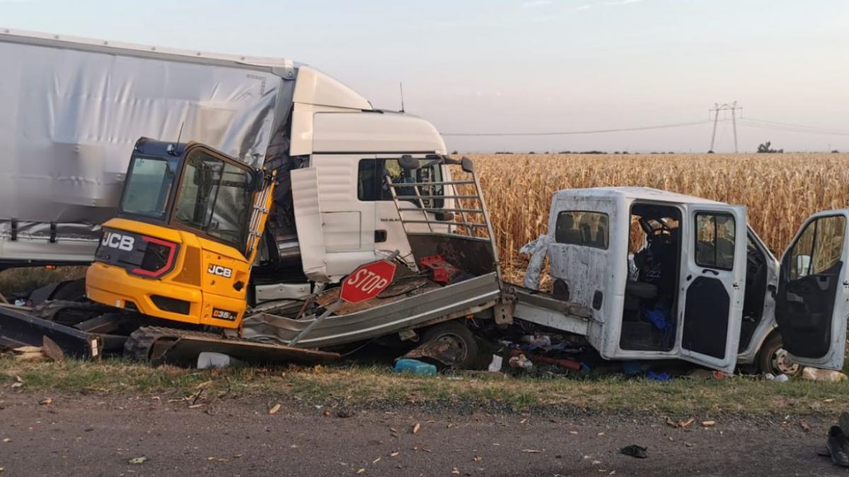 accident calarasi tir autoutilitara impact comuna independenta