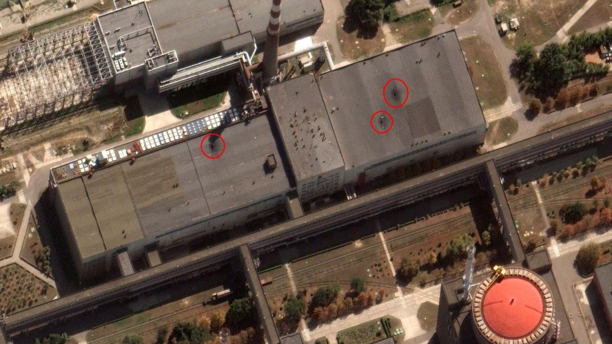 gauri acoperis centrala nucleara zaporojie