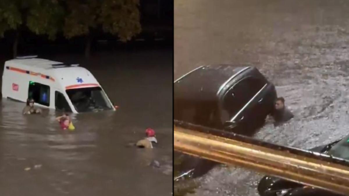 inundatii chisinau strazi inundate ploaie