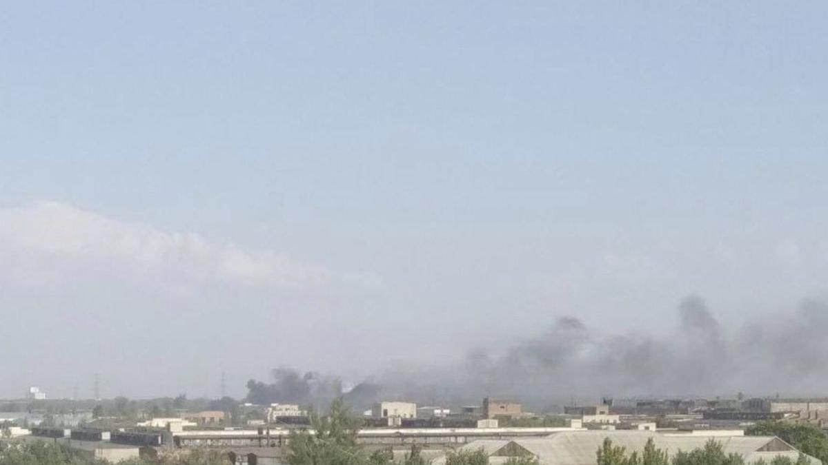 explozii nova kahovka herson depozite munitii himars