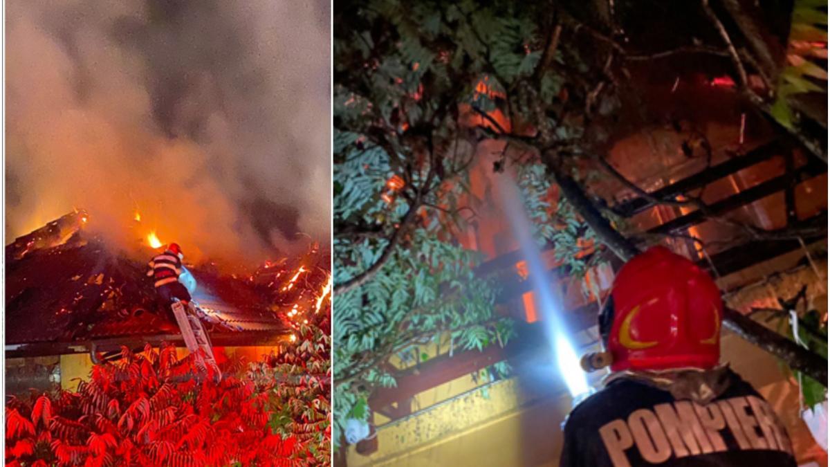 pompierul incendiu intentionat casa sibiu arestat