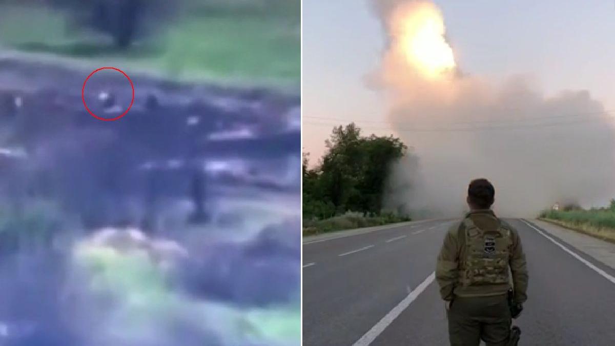 soldati rusi steag alb herson