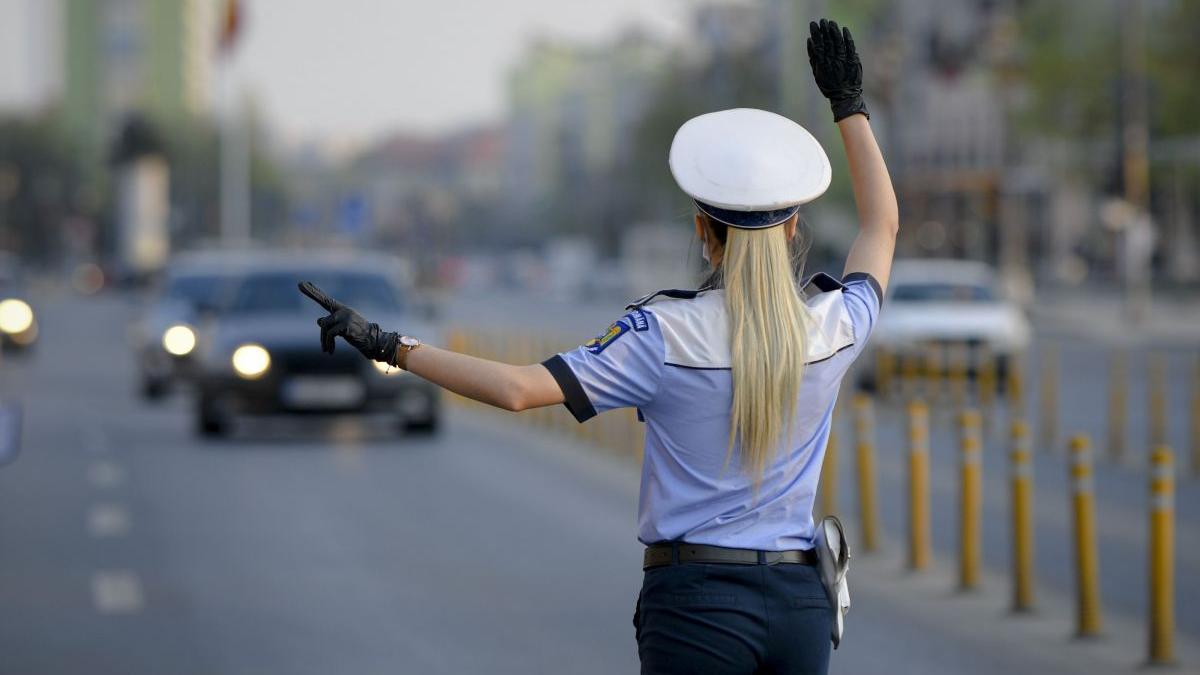 sofer calcat de masina politiei neamt