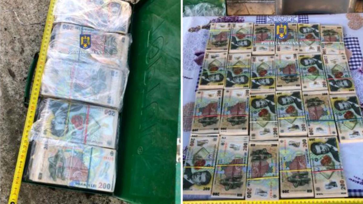 valiza bani ingropata pamant vintu de jos alba