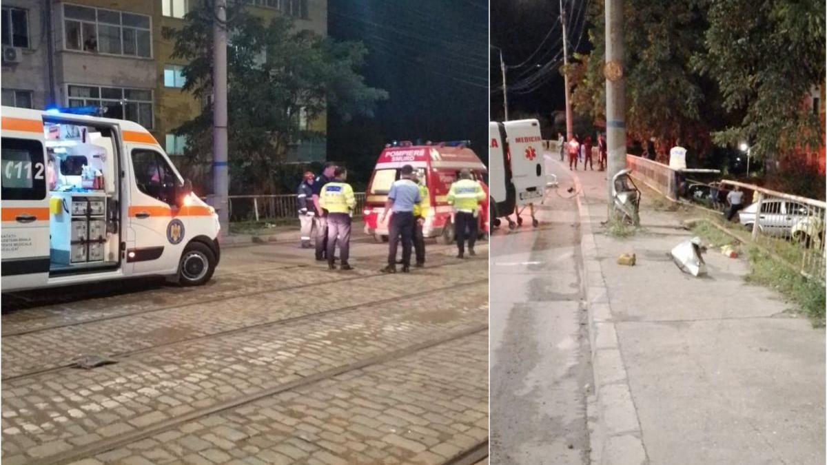 baiat 16 ani murit sora 17 ani fara permis intrat masina stalp braila