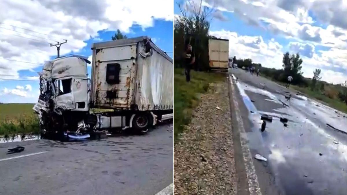 camion substanta extrem inflamabila accident butimanu dambovita