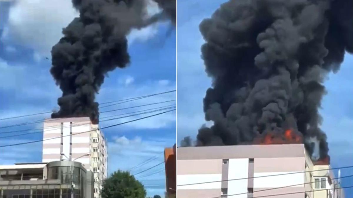 Incendiu de proporţii într-un complex studenţesc din Timişoara. Zeci de persoane au fost evacuate