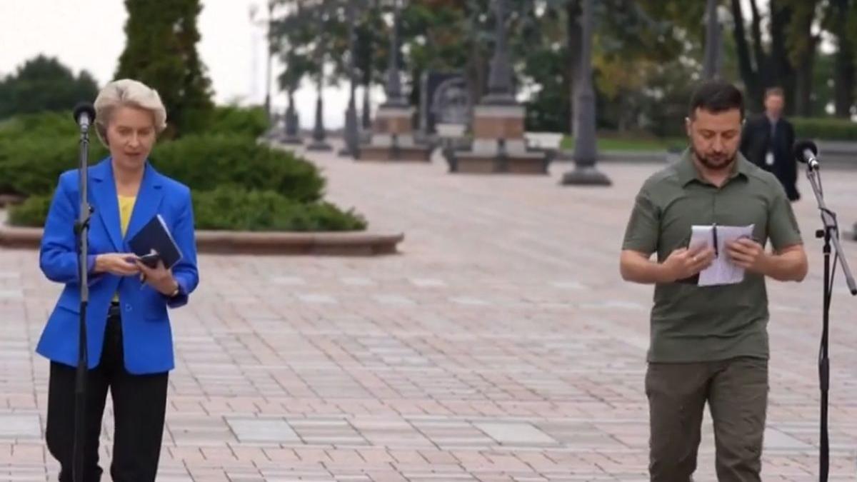 imagini volodimir zelenski accident masina ue