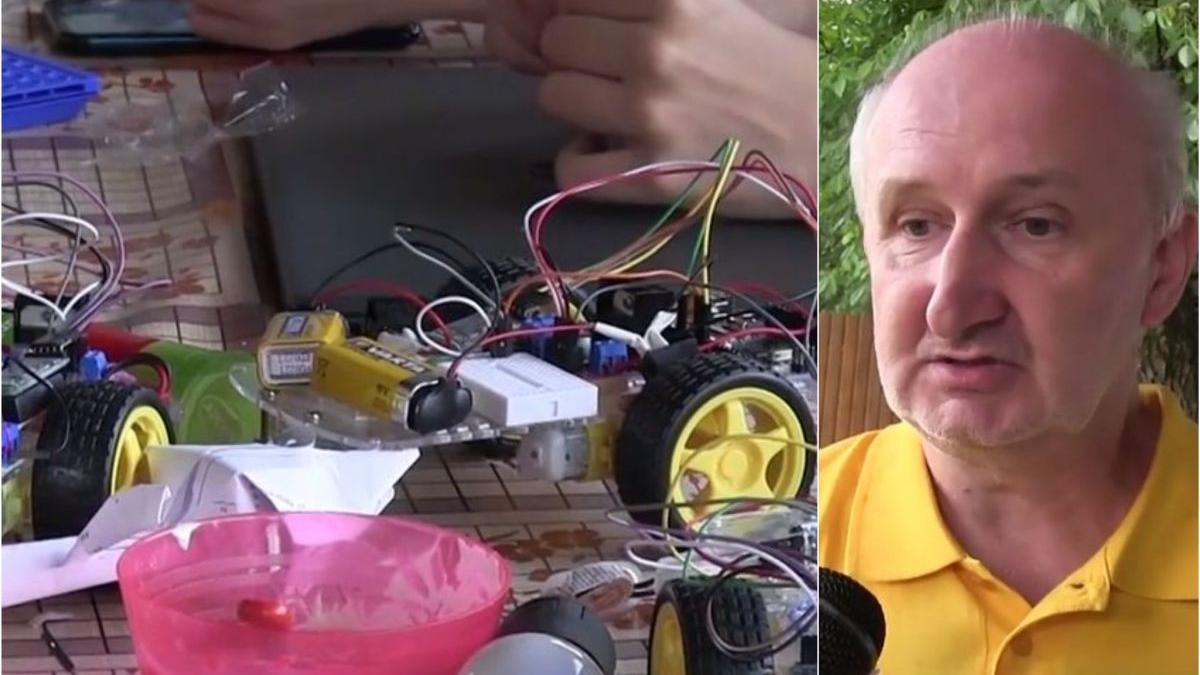 profesor transformare casa tabara robotica elevi pasionati stiinte exacte