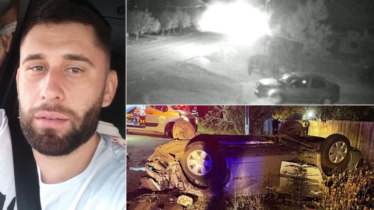 accident florin caldararu arges filmat camera supraveghere