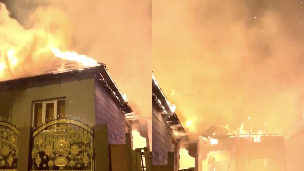 patru case incendiate piroman babadag tulcea