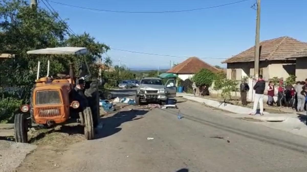 caruta familie spulberata masina patulele mehedinti