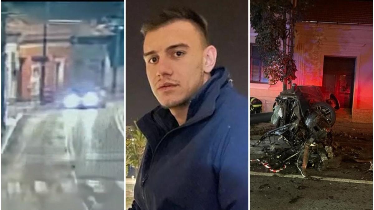 imagini momentul accident mortal tanar stalp iluminat cluj napoca