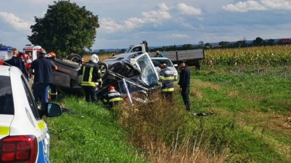 accident satu mare barbat mort sotie stare grava spital elicopter smurd