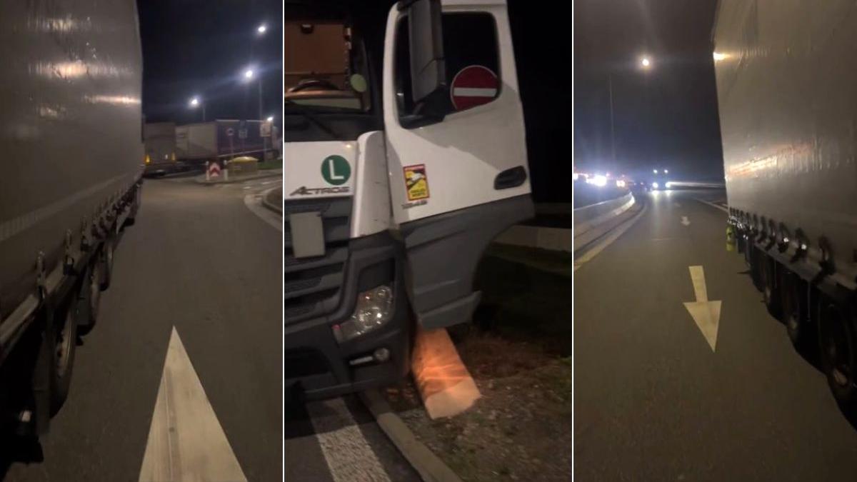 sofer roman de tir situatie disperata parcare politia