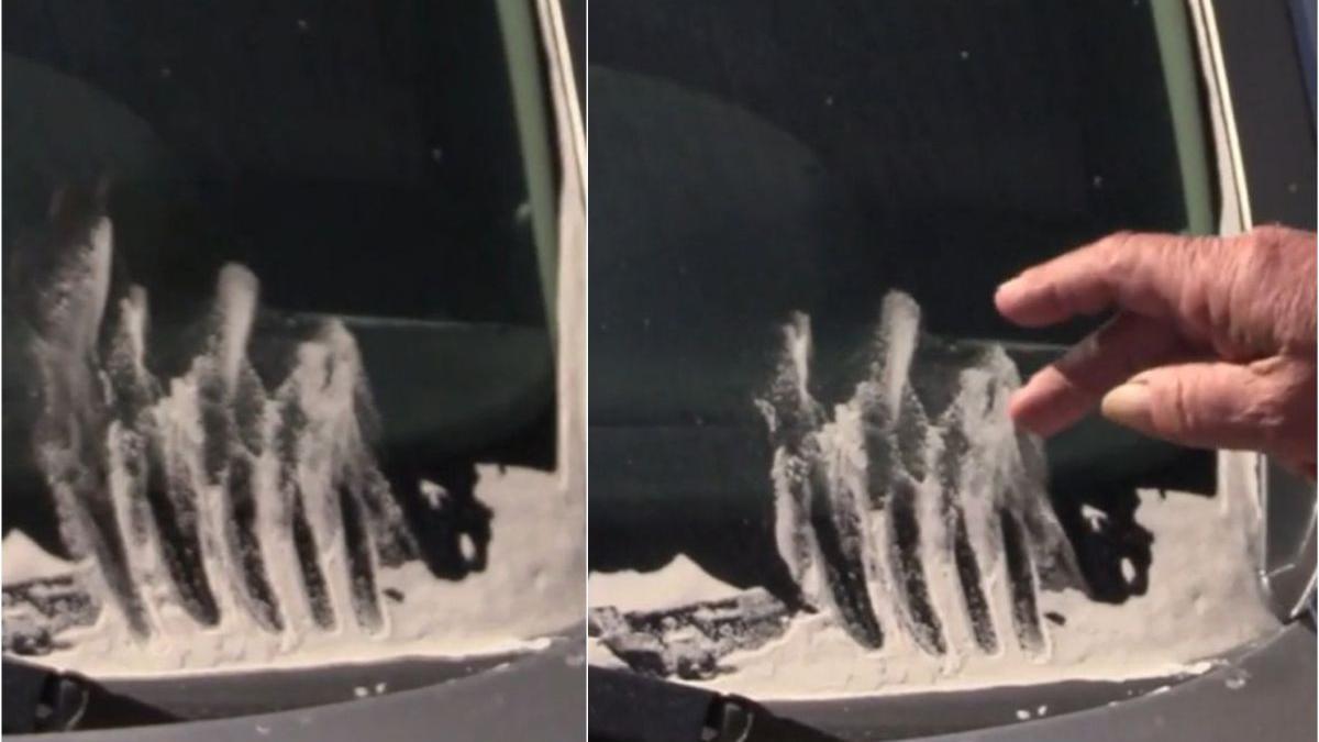 praf alb bizar curti masini oameni prahova