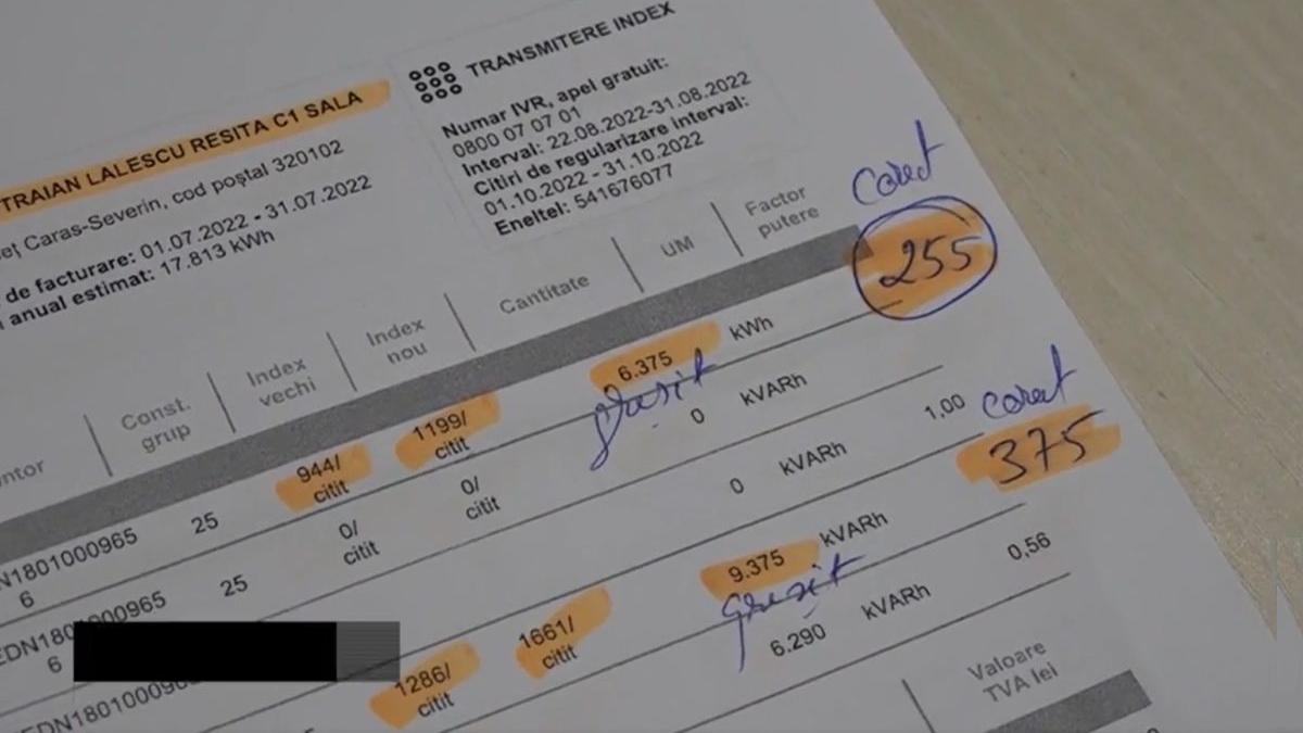 factura 33000 lei energie electrica scoala resita panouri fotovoltaice