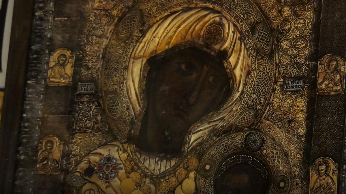 icoana maica domnului lacrimat biserica sibiu minune