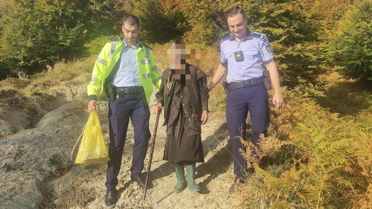bunica ratacita padure gasita politisti operator telefonie alerta 112