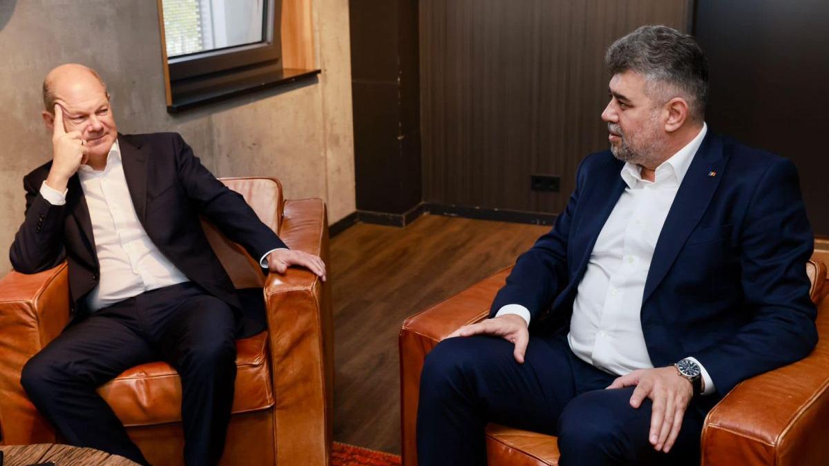 marcel ciolacu intalnire cancelar germania olaf scholz