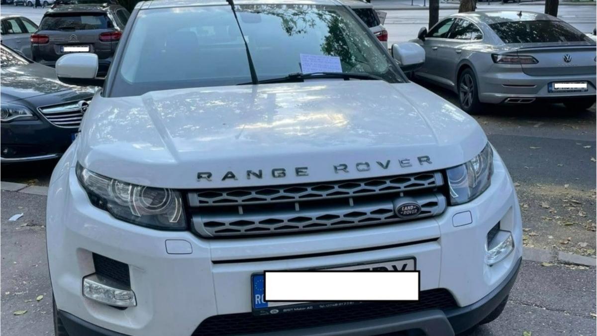 mesajul parbriz range rover